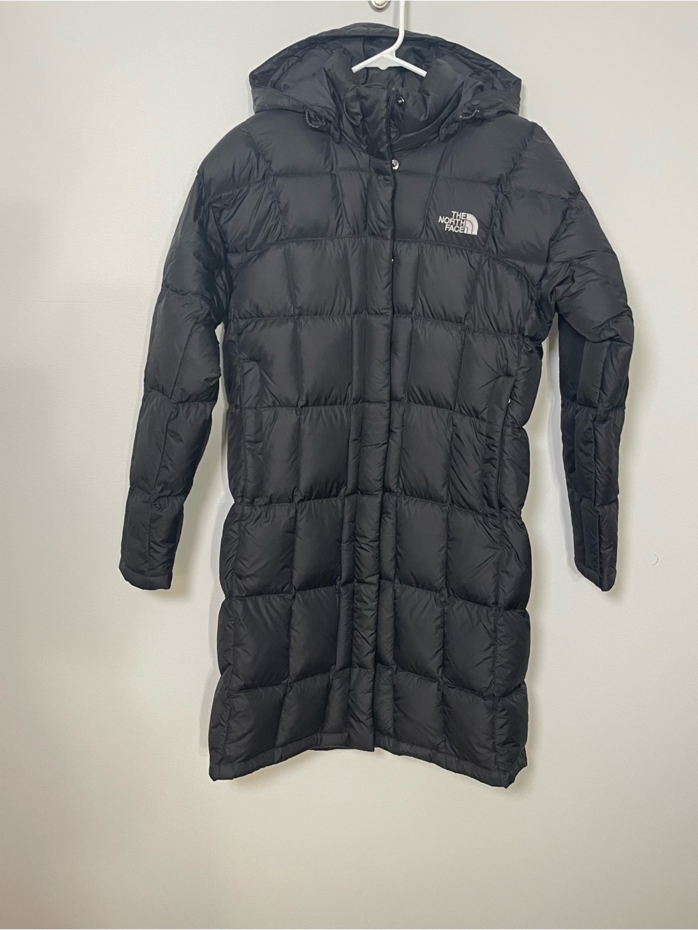 The North Face Metropolis Parka 600 Down Fill Goose Black Medium Long Puffer